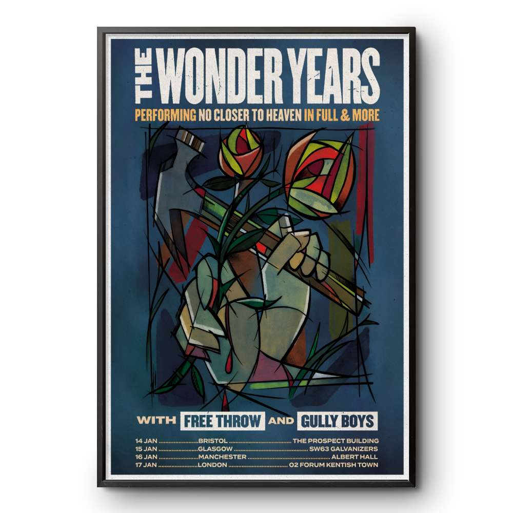 The Wonder Years concert tour poster 2026